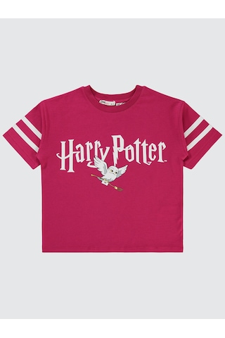 Harry Potter Kız Çocuk Tişört 6-9 Yaş Bordo