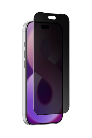 Apple iPhone Uyumlu 18 Pro Amazingthing Radix Privacy Parmak İzi Bırakmayan Temperli Cam Ekran Koruyucu Siyah
