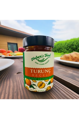 Turunç Reçeli 350gr %65 Turunç Kabuğu, Pancar Şekeri, Limon Suyu Koruyucu Ve Katkı İçermez