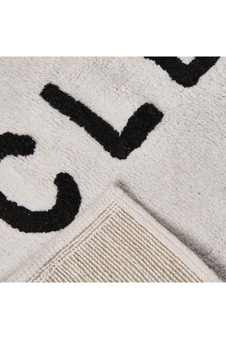 Evidea Soft Clean Tufting Banyo Paspası - Beyaz - 60x90 Cm Beyaz