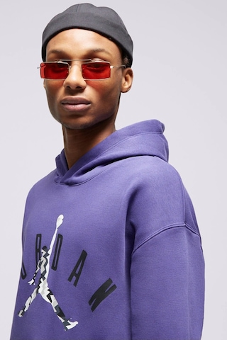 Nike Air Jordan Flight Mvp Fleece Pullover Hoodie Kapüşonlu Pamuklu Erkek Sweatshirt Mor