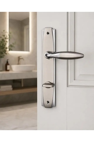 Siba Aynalı Wc Kapı Kolu Krom/ınox 200-82-02-18/53