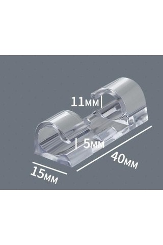 20 Adet Ayarlanabilir Kablo Tutucu, Kendinden Yapışkanlı Kablo Tutucular