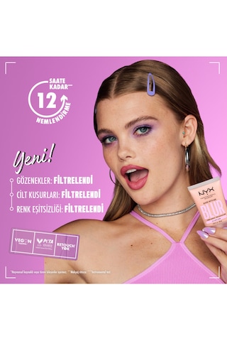 Nyx Professional Makeup Blur Tint Ciltte Filtre Etkili Fondöten - 06 Soft Beige