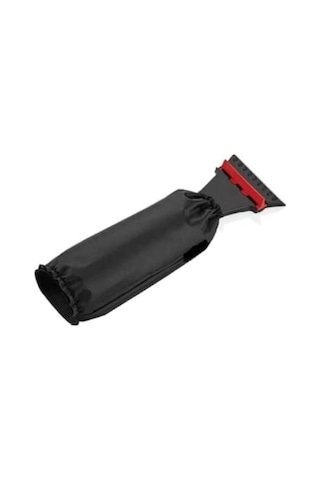 Eldivenli Buz Kazıyıcı - 3 Fonksiyonlu Cam Temizleme Aracı Açık Sarı - Altın