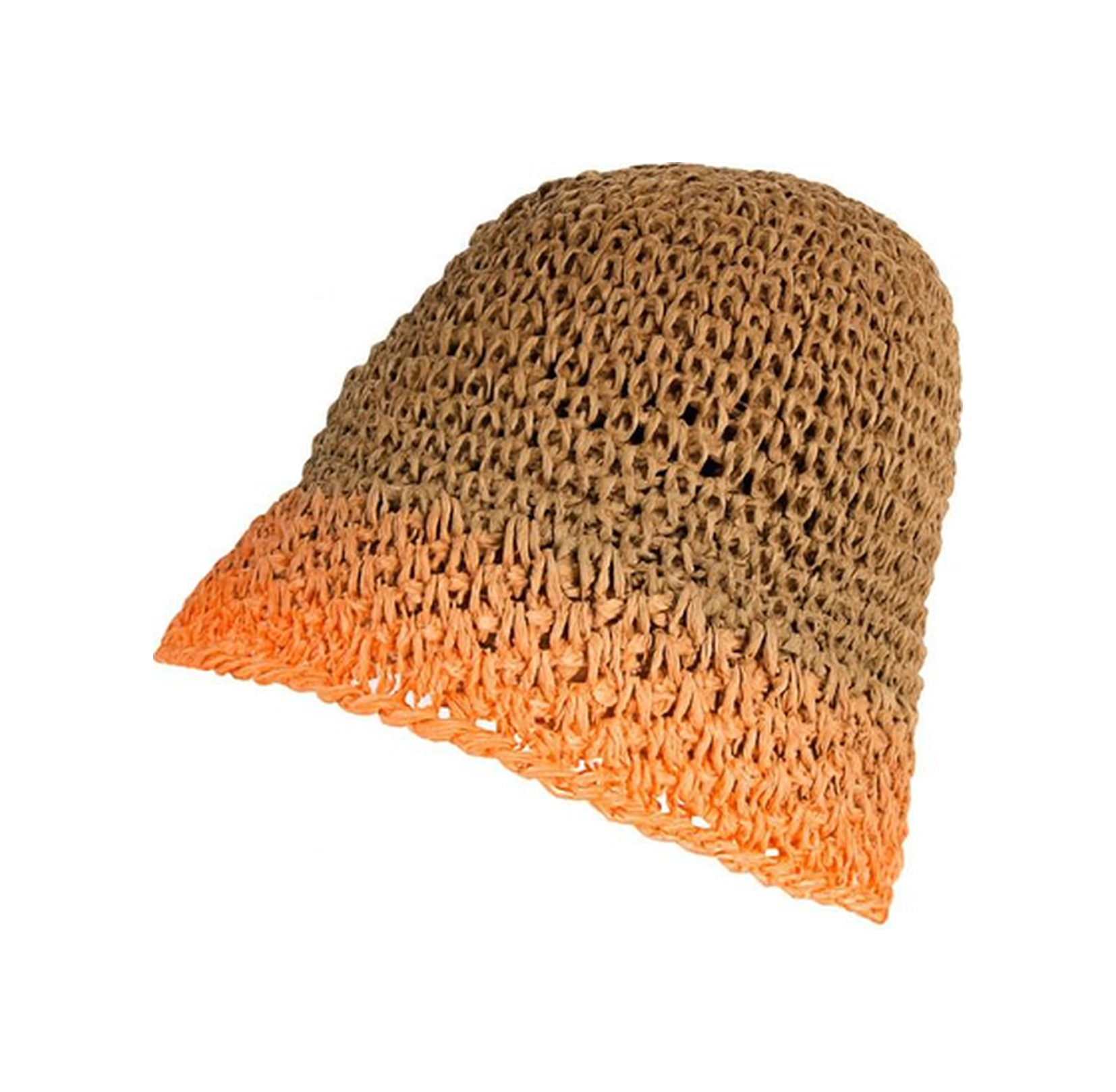 Kehribar Tonlu Renk Geçişli Şapka Çok Renkli