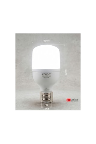 40w Torch Ampul Beyaz Işık