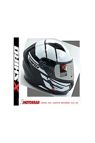 Shiro Fullface Hunter Moto Motosiklet Kaskı Kapalı Grafik