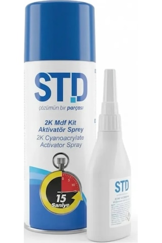 Std Mdf Kit Hızlı Yapıştırıcı 400ml + 100gr