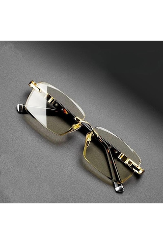 Xindoker Akıllı Otomatik Ayarlı Erkekler İçin Mavi Işık Engelleyen Okuma Gözlüğü