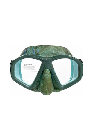 Halikarnasdeniz Labrax Rio Yeşil Kamuflaj Dalış Maskesi