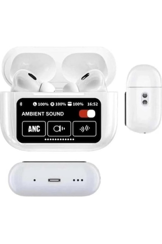 Castu A9 Pro Anc Akıllı Ekranlı Bluetooth Kulak İçi Kulaklık