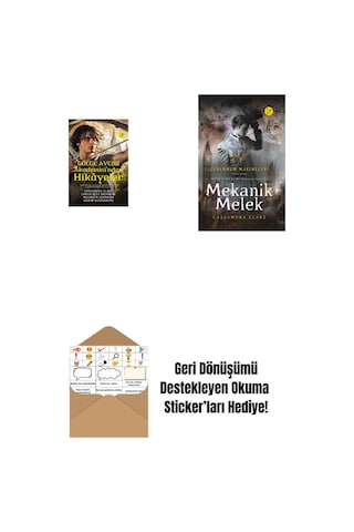 Gölge Avcısı Akademisi'nden Hikâyeler Ciltli + Mekanik Melek Ciltli + Okuma Sticker'ları