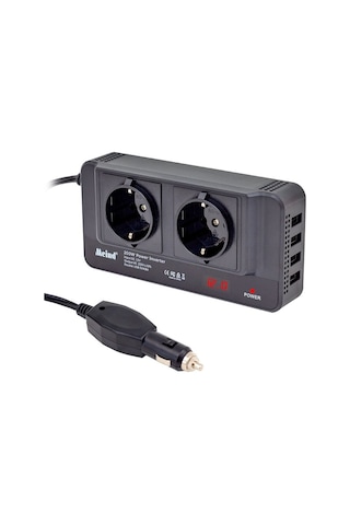 Powermaster 200 Watt Dc12v-ac220v Çakmaktan Power İnverter