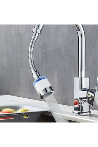 Hubrendy Sh Sunup Sn-27145 Oynar Başlıklı Kireç Önleyici 5 Filtreli Su Tasarruflu Musluk Başlığı