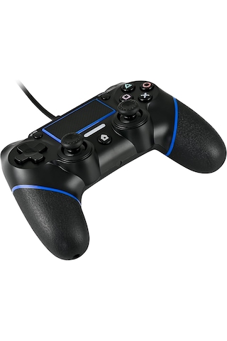 Ps4 Ve Pc Uyumlu Titreşimli Kablolu Oyun Kolu Gamepad