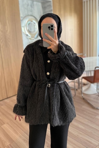 Alpaka Kürk - Siyah Siyah