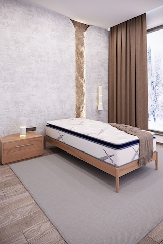 Aksviva Aqualis Tek Kişilik Pedli Paket Yaylı Yatak 30 Cm BEYAZ