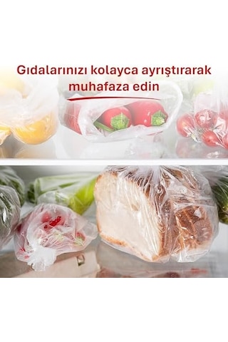 3'lü Çok Al Az Öde Ekonomik Paket Orta Boy 90'lı Buzdolabı Poşeti, Sızdırmaz & Bpa İçermez Gıda Saklama Torbası, Et, Tavuk, Balık, Sebze, Meyve, Çorba, Sos, Peynir, Kuruyemiş, Sandviç