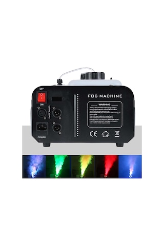 Quenlite Ql-2200 Dmx Rgb Sis Makinası 2200 W Dmx Kontrollü Led Işıklı