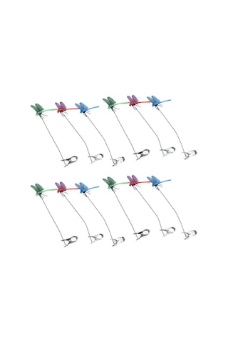 Suofeng 12 Adet Pvc Yapım 3d Yalan Ejderha Çubuğu Klampları - At Sineklerini Kovmak İçin Bahçe Ve Balkon Dekorasyonu