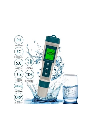 Ortimax C-600 8in1 Su Kalite Test Cihazı 8 Fonksiyonlu