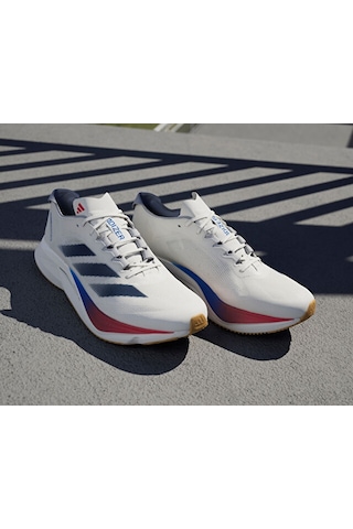 Adidas Adizero Boston 12 M Erkek Koşu Ayakkabısı Jı4476 Beyaz Renkli