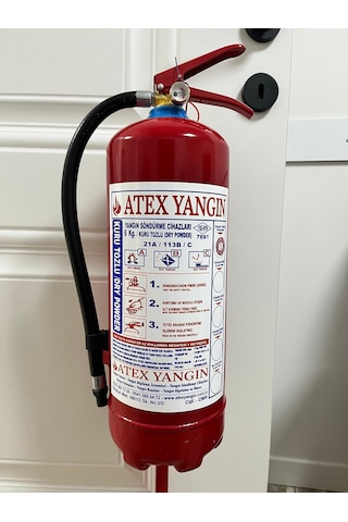 6 Kg Kuru Tozlu Yangın Söndürme Cihazı