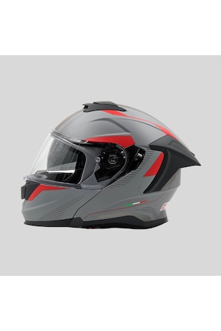 Arwic AR950 Torino Çene Açılır Ece-R 22.06 Motosiklet Kaskı Gri