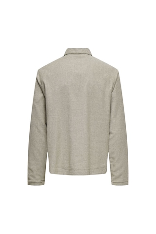 Only & Sons Onskane Lınen Mıx Casual 0245 Jacket Erkek Bej Ceket - Os22031579 Bej