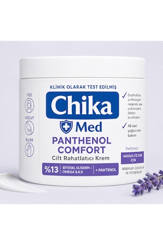 Chika Med + Panthenol Cilt Rahatlatıcı Nemlendirici Krem 400 Ml