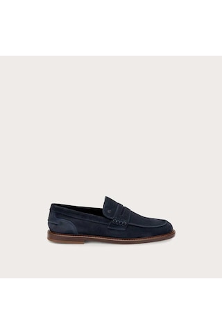 Blu Klasik Ayakkabı Erkek 76b0 Frau Suede Mavi