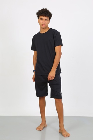 Akbeniz Erkek Pamuk Lakost Alt Üst Kaprili Pijama Takım Lacivert 6874 Lacivert