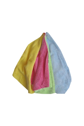 Mikrofiber Bez Oto Cam Araç Yıkama Kurulama Temizleme 4 Adet