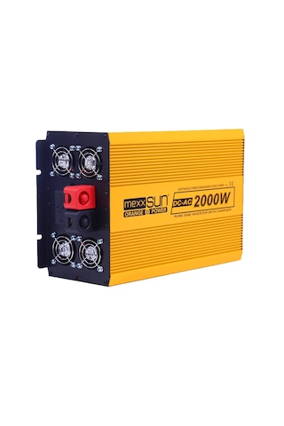 Mexxsun 12V Volt  2000W Watt Tam Sinüs Şarjlı Ekranlı Inverter