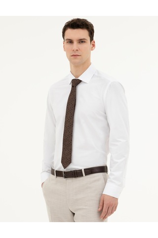 Pierre Cardin Erkek Beyaz Gömlek Basic 50285562-vr013 Beyaz