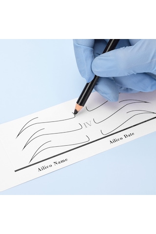 Wezone Başlangıçcılar İçin Taşınabilir 6 Adet Kaş Kalıbı Seti - Çizgi Uygulaması, Farklı Teknikler Ve Ayırmalı Halka