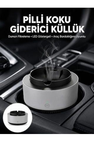 Kül Tablası Hava Temizleyici Araç Akıllı Küllük Duman Temizleyici Belirtilmemiş