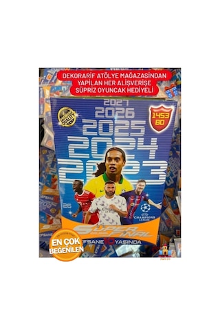 Premium Özel Seri Futbol Oyuncu Kartları Kutulu - Son Sezon 400'lü, Süper Final 10.yıl
