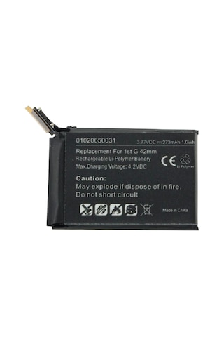 Apple Iwatch 42MM 1. Nesil li-Polimer Pil A1579 A1554 Iwatch 1St G 42MM 3.8V 273 Mah Ile 1Wh İçin Uygun Pil