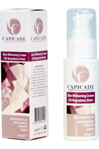 Capicade Cilt Beyazlatıcı Krem 50 ML
