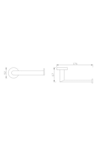 Fc-30103 Krom Tuvalet Kağıtlığı Renkli