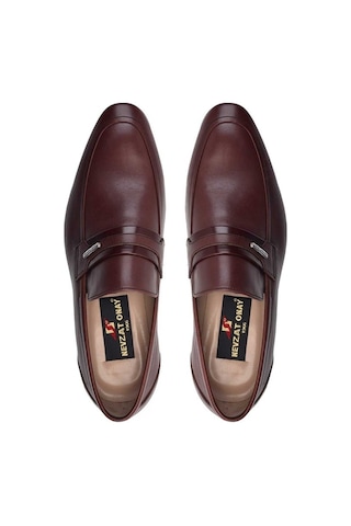 Kahverengi Loafer Kösele Ayakkabı -7004- Kahverengi