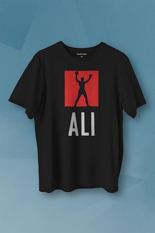 Muhammed Ali Box The Skill Baskılı Tişört Unisex T-shirt 001