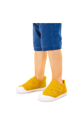 Kiko Kids Rosie Cırtlı Erkek Bebek Günlük Ayakkabı Sarı