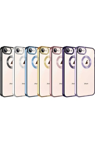Apple Uyumlu iPhone 8 Kilif Kamera Korumali Logo Gösteren Zore Omega Ka 563354781