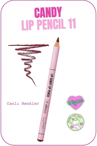 Callista Lip Candy Lip Pencil Dudak Kalemi 11 Burgundy Obsessed - Kırmızı