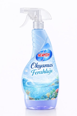 Okyanus Ferahlığı Oda&oto Parfümü 500 Ml Amber - Anti-Stres - Bahçe Gülü - Okyanus
