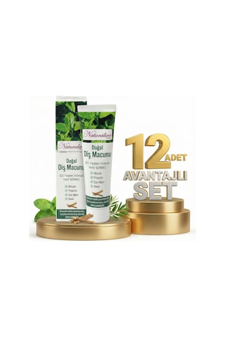 Naturalive Doğal Diş Macunu 12x100 Gr