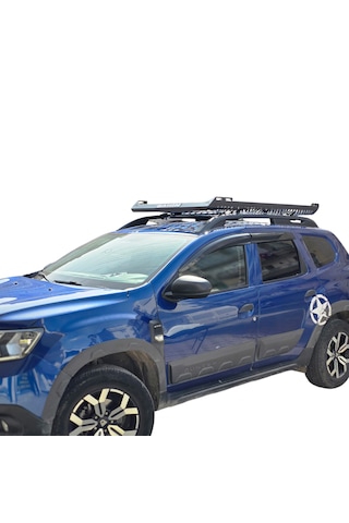 Duster Uyumlu 100 X 160 Tavan Sepeti Komple Metal Mat Siyah (ARA ATKISIZ)